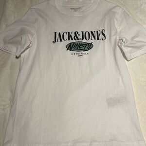 Jack & Jones White Tee with Graphic Print